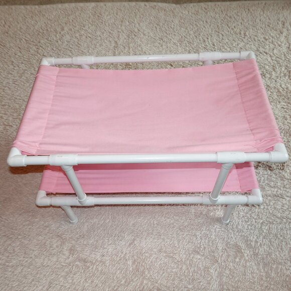 Pink Doll Bunk Bed, 19" length x 11.5" width x 12" height - Picture 5 of 5